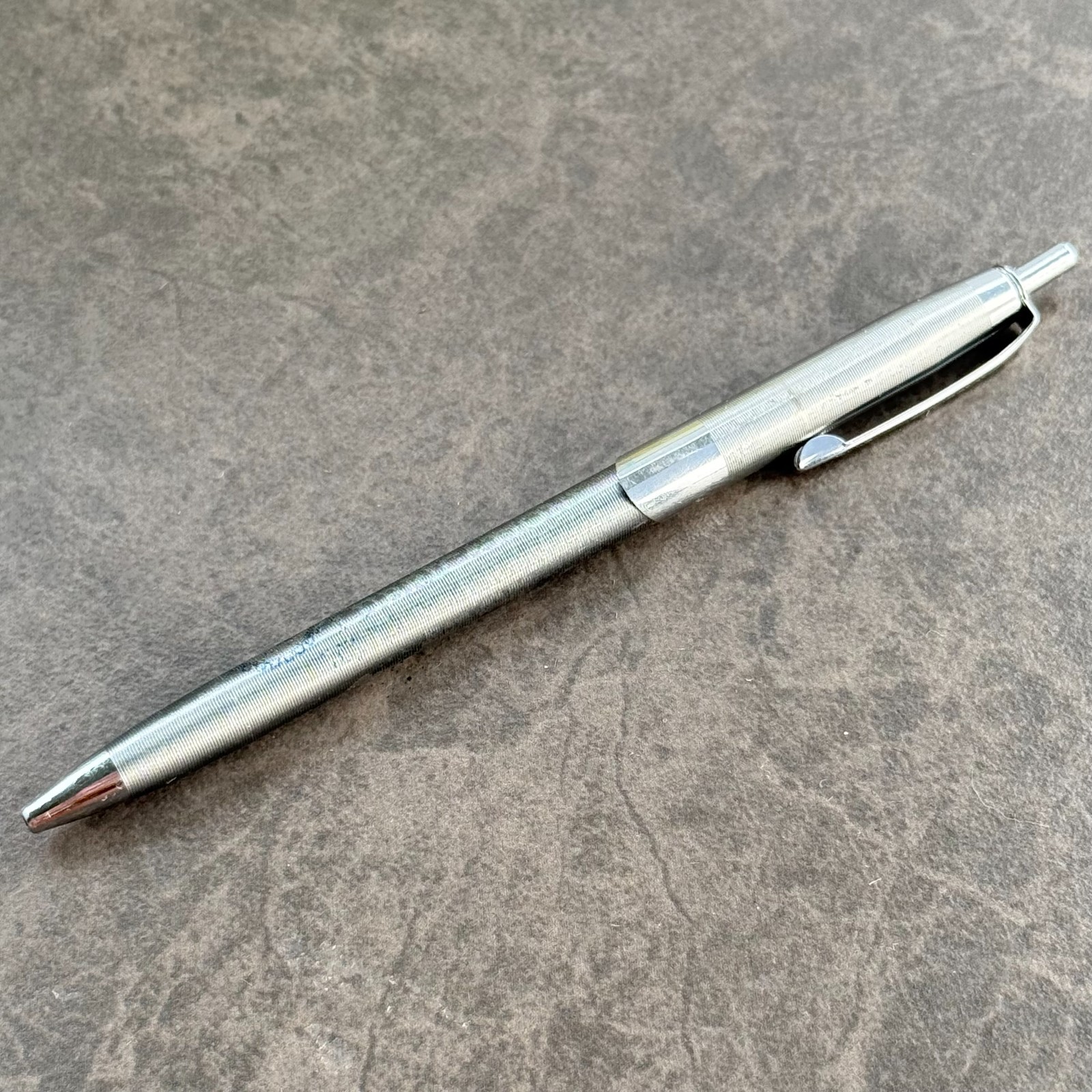 Ritepoint Ballpoint Pen Silver Vintage, Made in USA – NEEDS INK