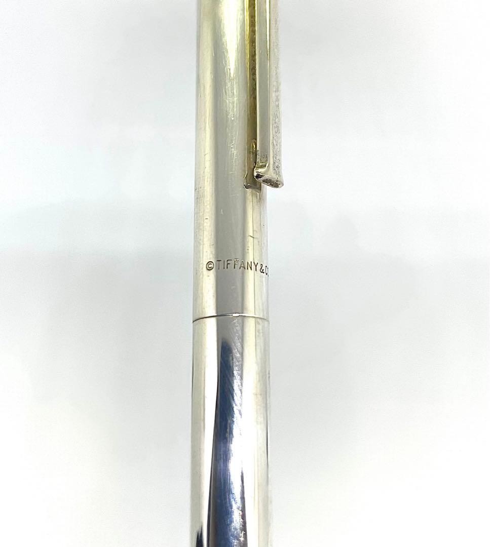 Tiffany & Co. SV925 T-Clip Ballpoint Pen Silver Unisex Pre-Owned Twist Mechanism