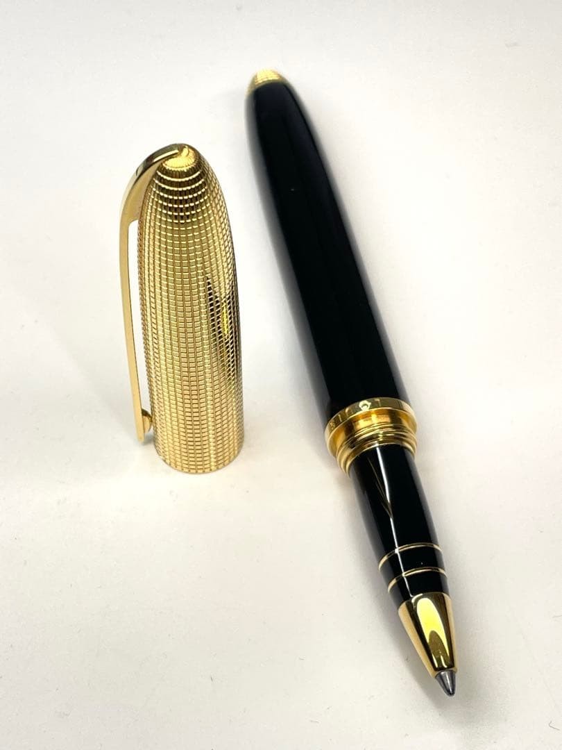 Louis Vuitton LV Ballpoint Pen Metal Unisex Used Gold Trim