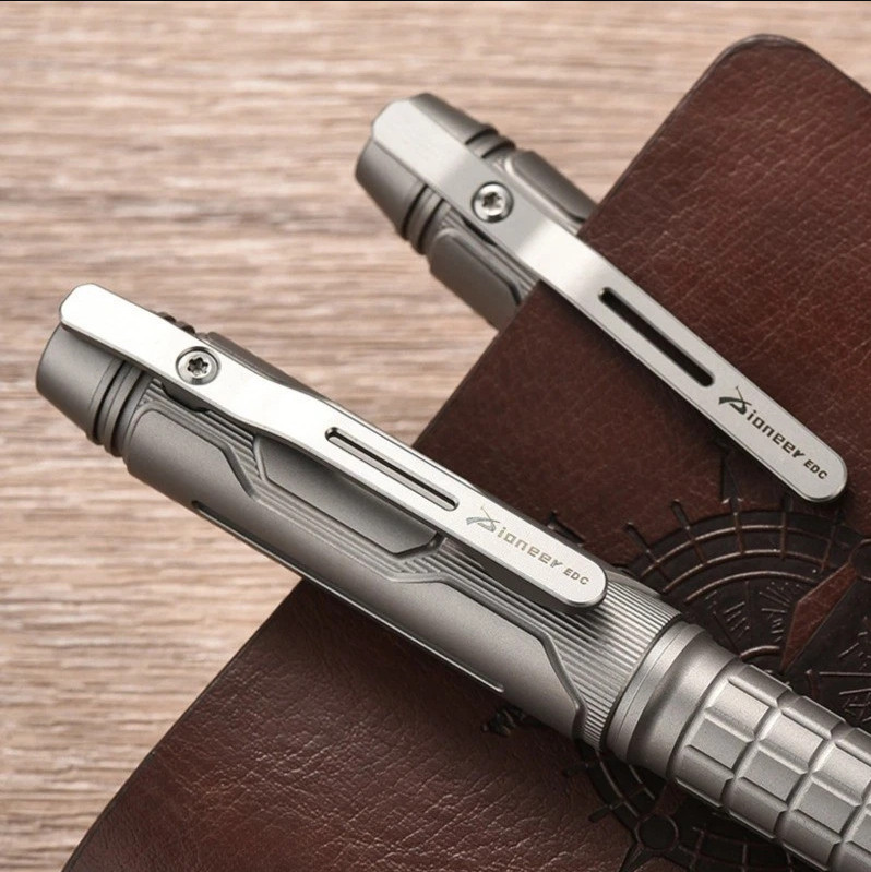 Titanium Ballpoint Pen EDC Signature Writing Pocket Pen High Business Office Pen