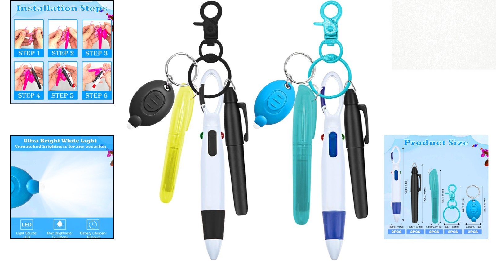 Vibrant Nurse Pen Set 10PCS: High-Quality Writing Tools for Professionals
