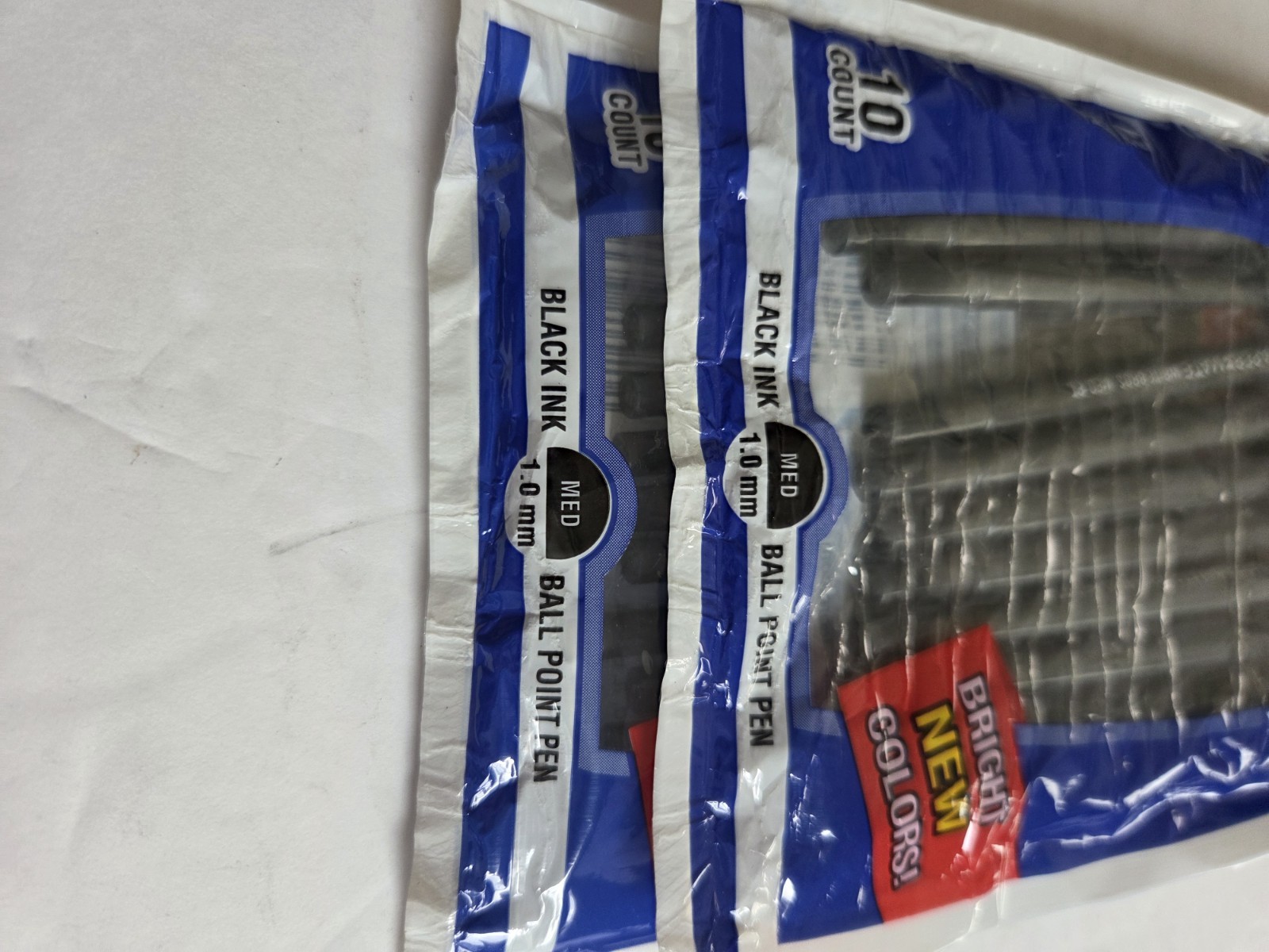 Vtg 2004 Paper Mate Write Bros Ballpoint Pens 10-Pack Black Ink NOS (2 Packs)