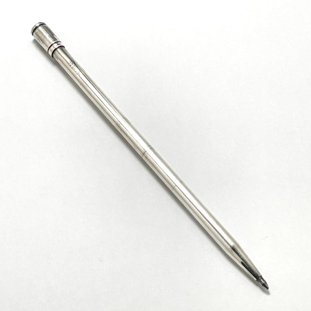Hermes Agenda Ballpoint Pen 925 Sterling Silver Pre-Owned Luxury Writing