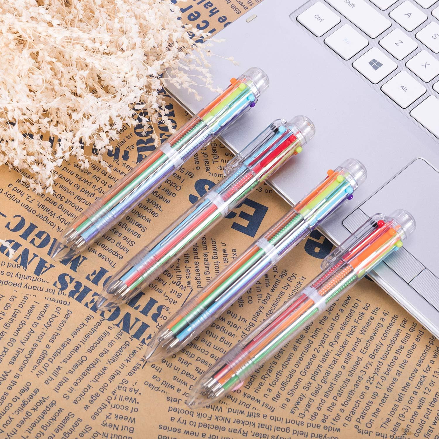 22 Pack 6-In-1 Multicolor Pen for Children Gift Kids Party Favors | 0.5Mm 6-Colo