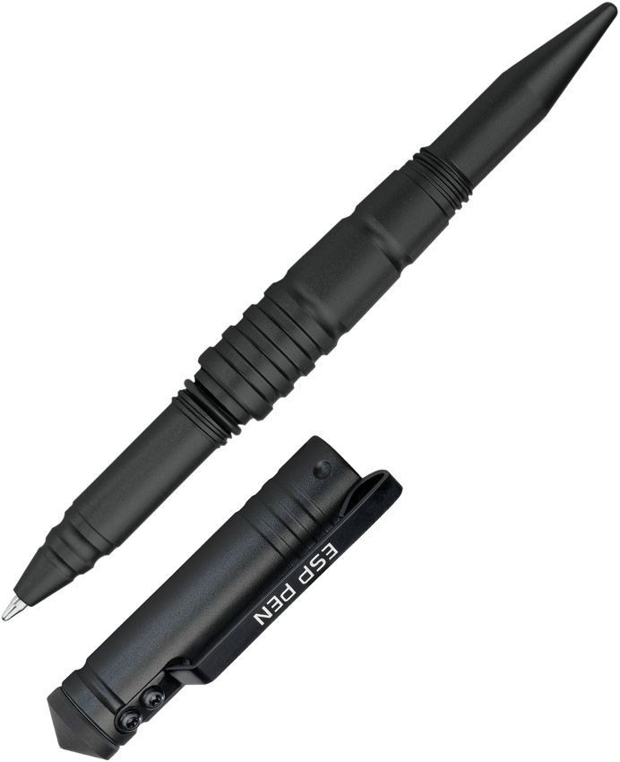 EURO SECURITY PRODUCTS Tactical Pen Aluminum Pocket Clip Screw Cap Glass Breaker