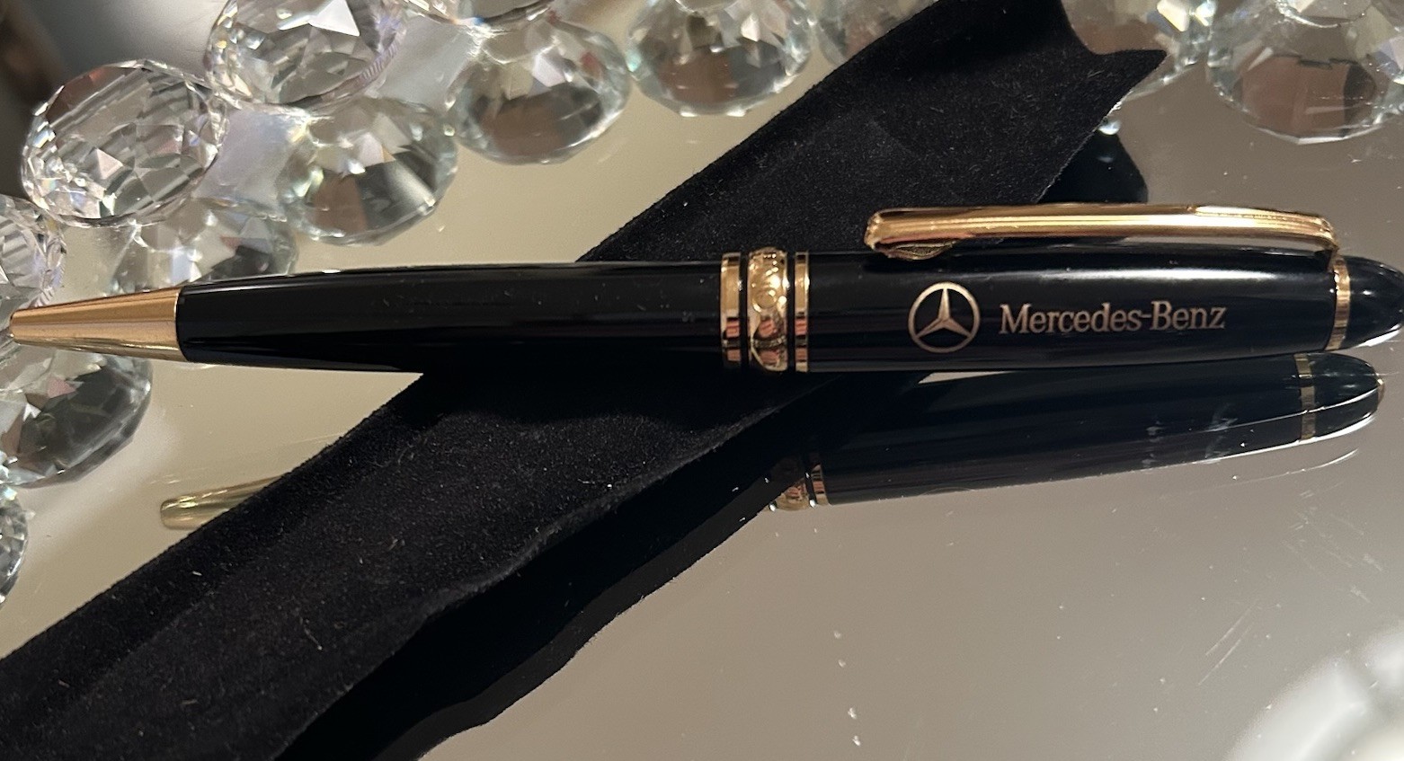 💯% Authentic Mercedes Benz Ballpoint Pen With Sleeve