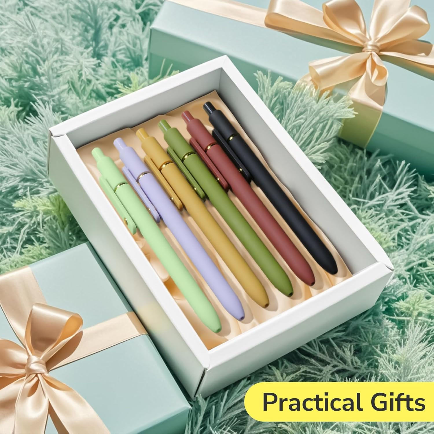 Colored Pens, 12 Pcs Colorful Pens Fine Point Smooth Writing Pen, 0.5Mm Colored