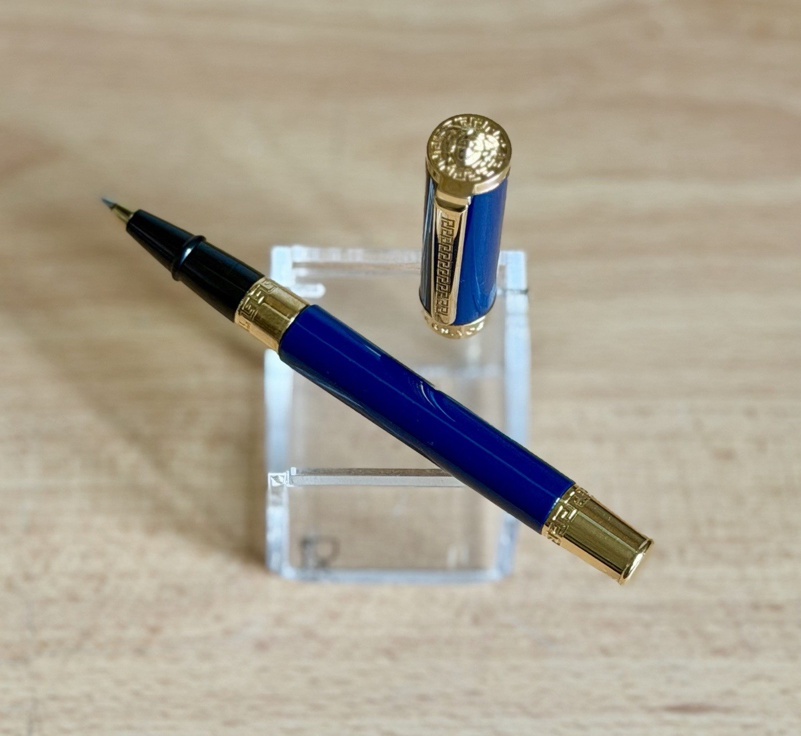 Versace Olympia – Medusa Roller Pen Very Rare Collectible Made In Italy.