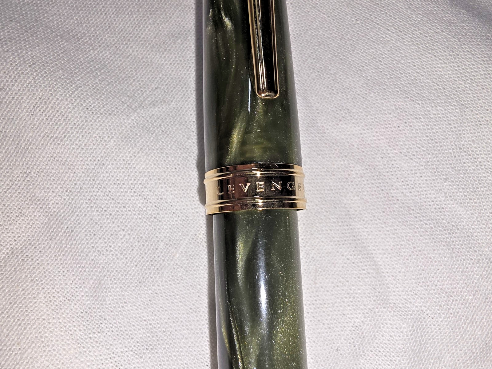 Levenger True Writer Classic Elements Earth Ballpoint Pen NEW InBox Tested Green