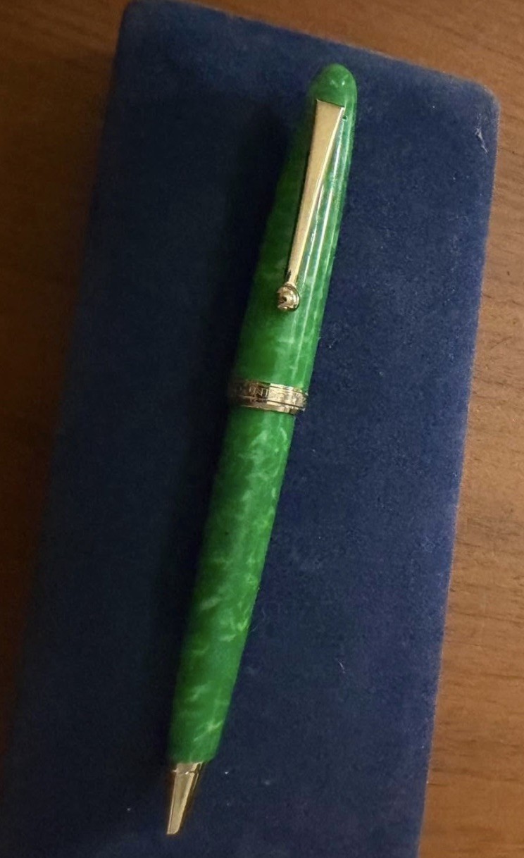 Sailor Magellan Jade Green Ballpoint Pen with Case