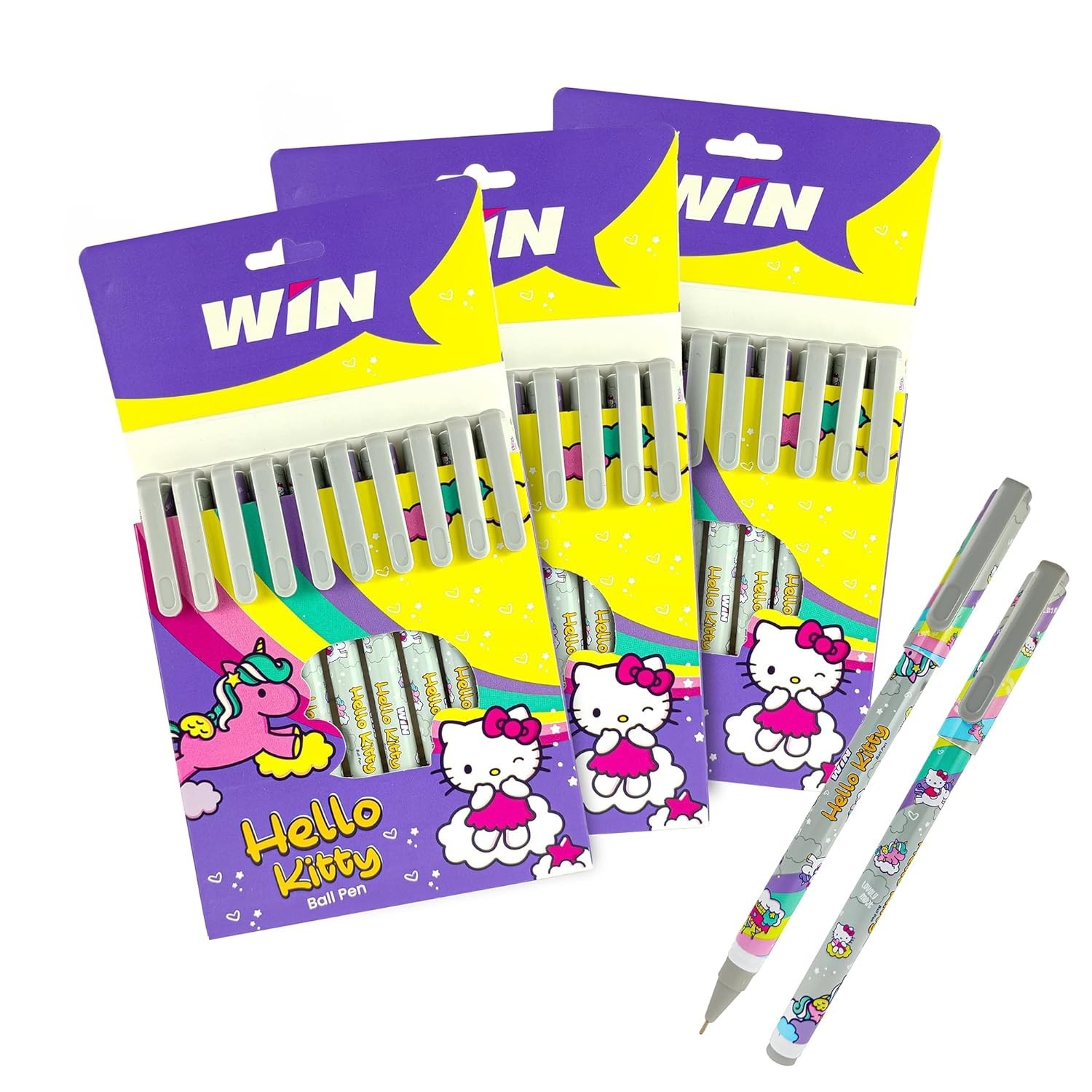 WIN Hello Kitty Ball Pen With Comfortable Grip For Smooth & Smudge Free Writing