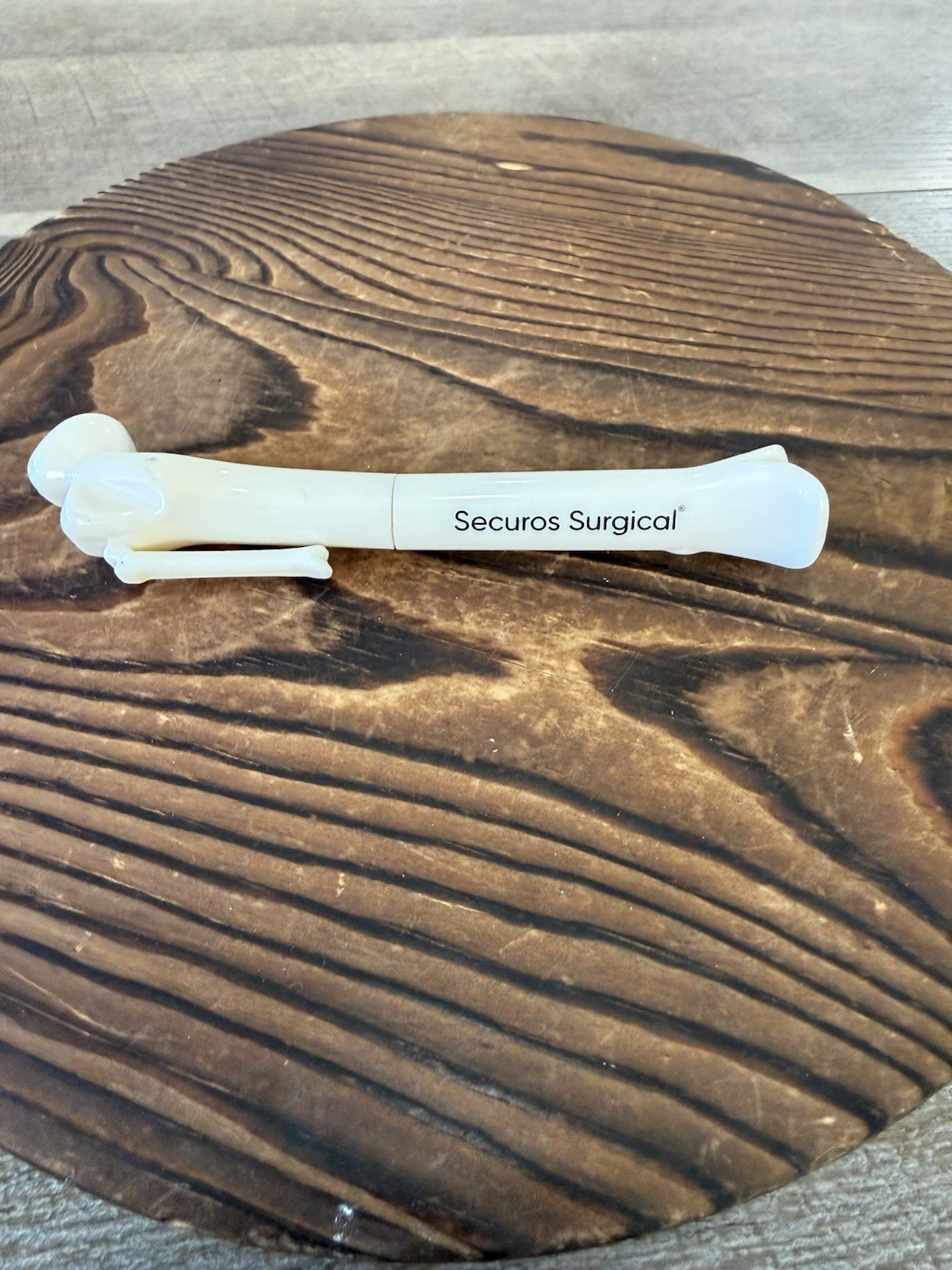 Securos Surgical ~ Branded Novelty Bone Pen ~ Vintage