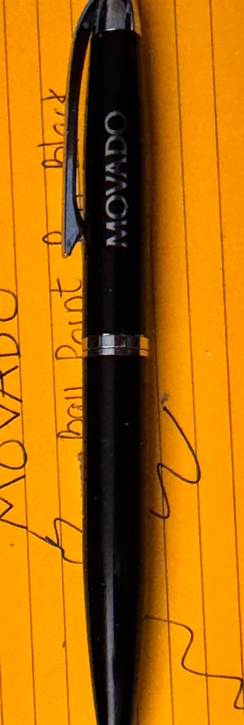 VTG MOVODO BLACK BODY PEN Smooth Writing Experience Nice Pen.