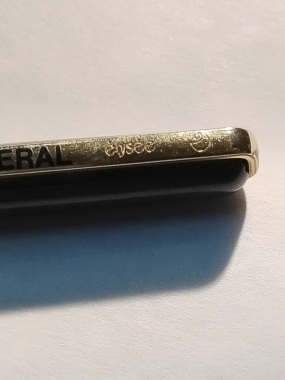 VTG Elysee Ballpoint Pen-Grey-personalized & Frist Federal Stamp-Made Germany#88