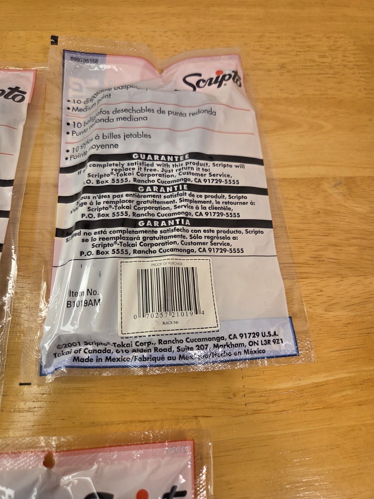 Vintage Scripto Stick Pens – 10 Blue, 20 Black – 2001 NOS Sealed