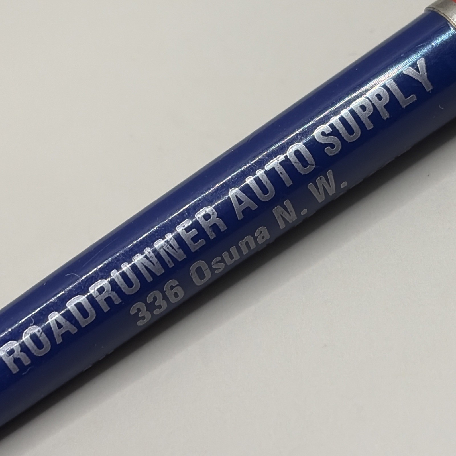 VTG Ballpoint Pen ROADRUNNER AUTO SUPPLY Albuquerque New Mexico NM