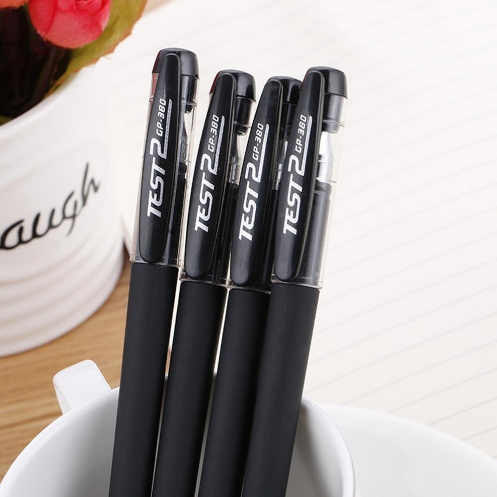 1PC Black Gel Pen Full Matte Water 0.5 Pens Writing Stationery Supply Office US-
