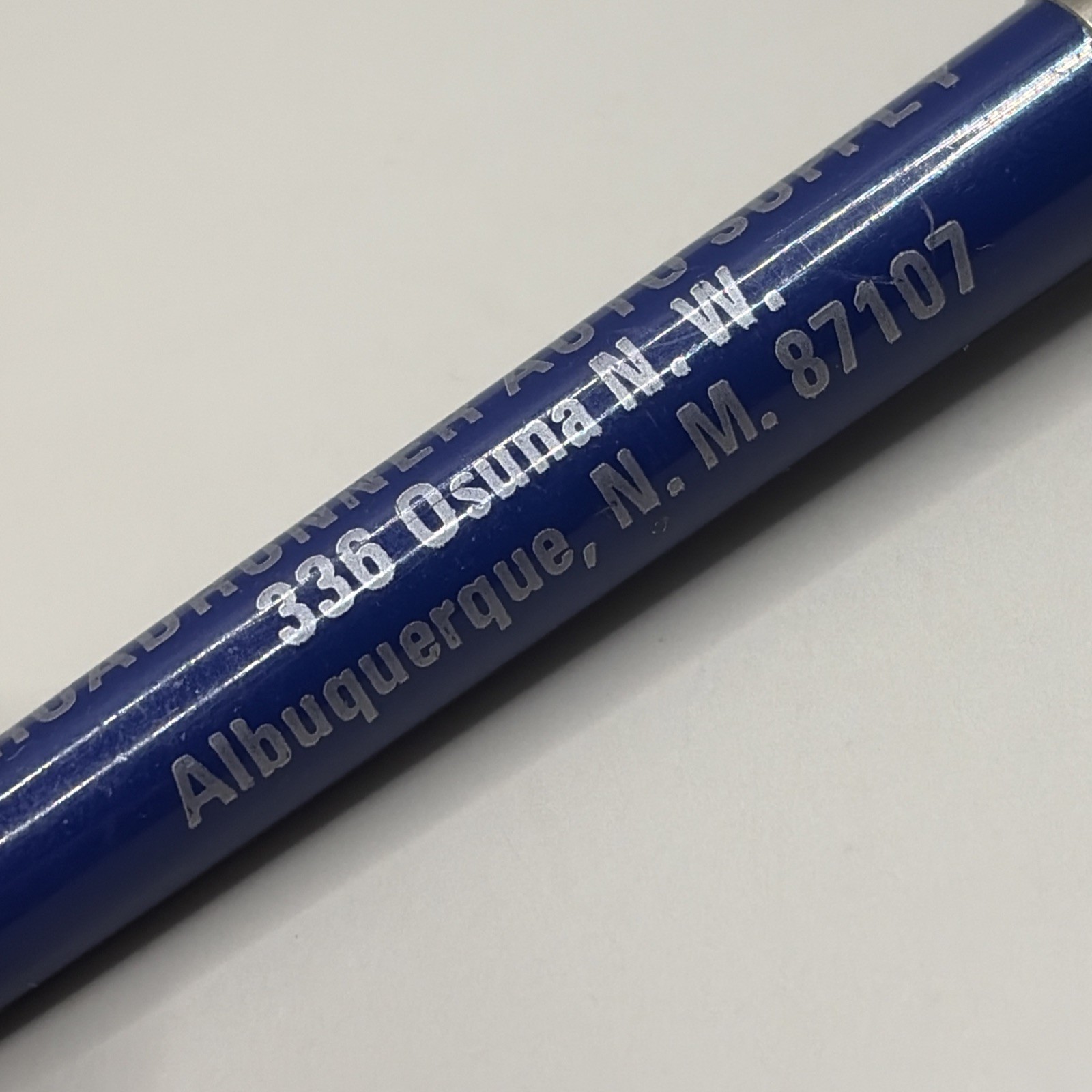 VTG Ballpoint Pen ROADRUNNER AUTO SUPPLY Albuquerque New Mexico NM