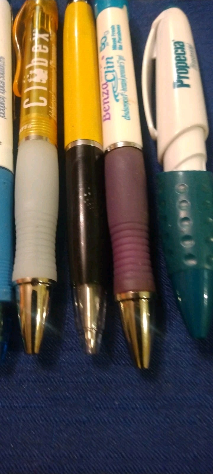 Lot of 12 Metal/Plastic Drug Rep Pens Pharmaceutical Medical Collectible