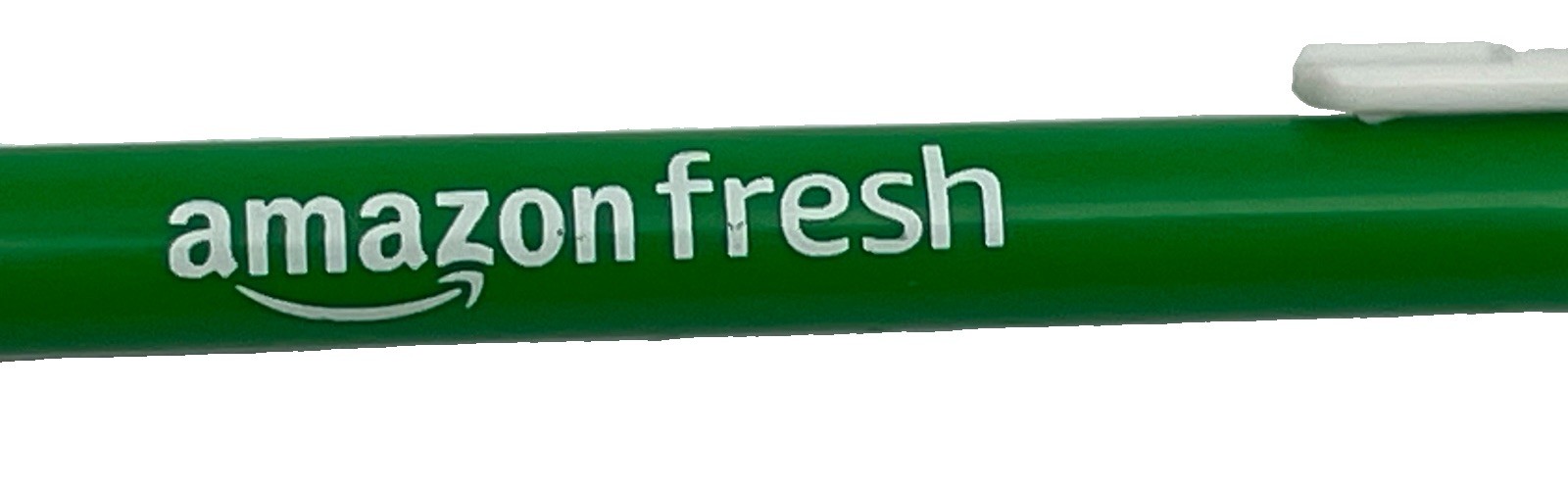 ⭐️ Amazon Fresh Green Smile Logo Click Ballpoint Pen Business Retail Promo ⭐️
