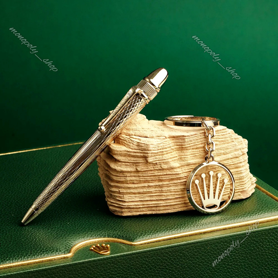 NEW Rolex Gift Ballpoint Silver Pen Novelty Collectible, Luxury New With Box