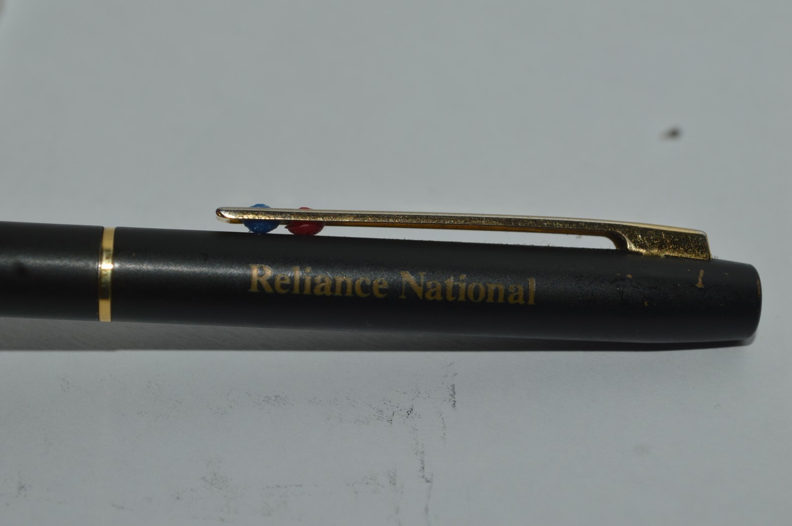 CHROMATIC Ballpoint Pen 2 Ink Reliance National The Choice Satin Black USA 1990s