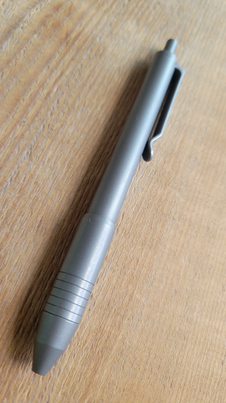Big Idea Design Click Edc Titanium Pen Stonewash