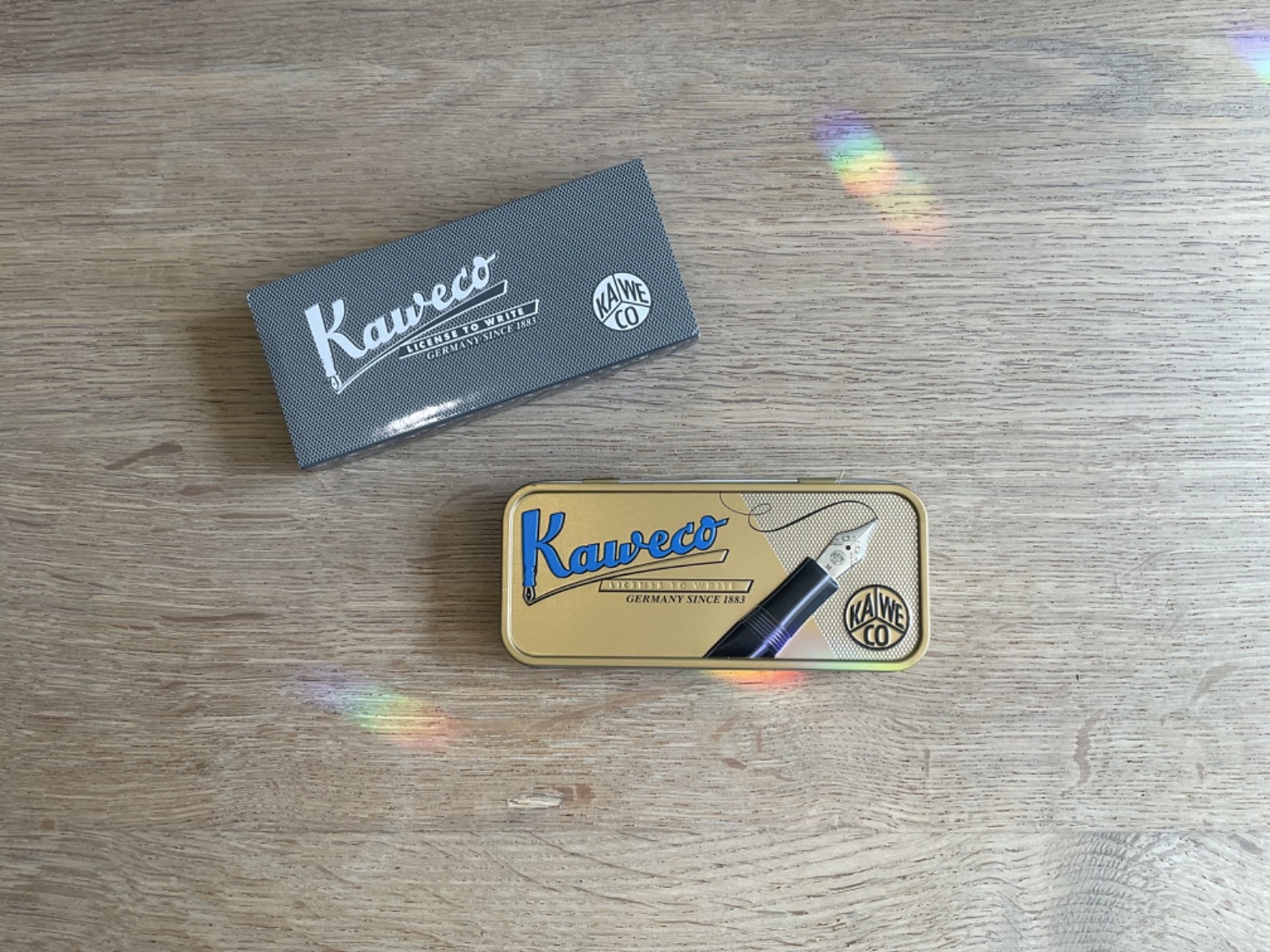 Kaweco AL Sport Germany Ballpoint Pen WITH CLIP Stonewashed Blue Brand New