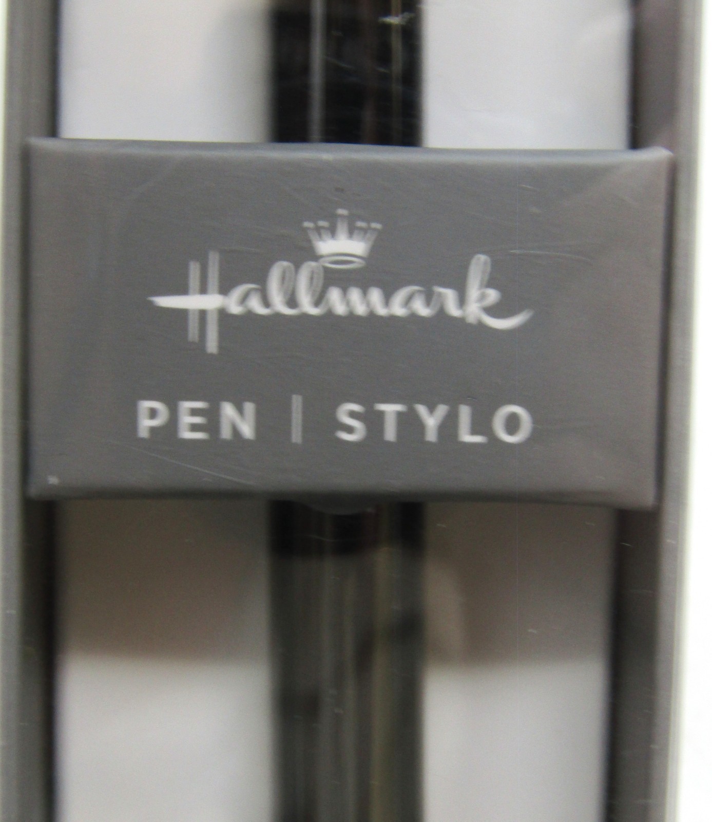 Hallmark Stylo Sleek Black Metallic Ballpoint Pen, NIB.