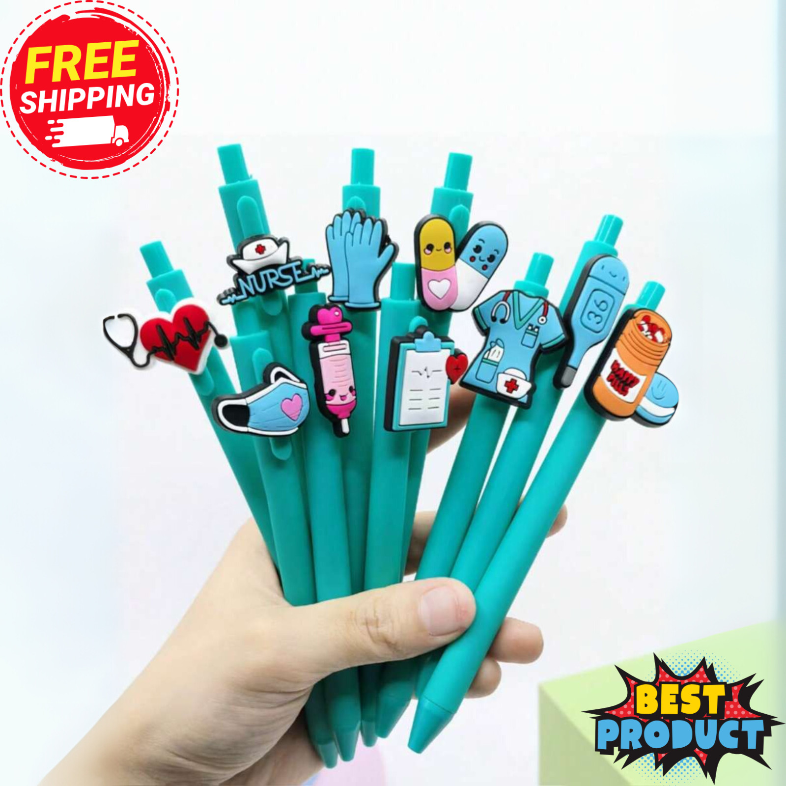 Ballpoint Pens Medical Design 1.0mm Office Desk Record Writing Set Nurse Doctor