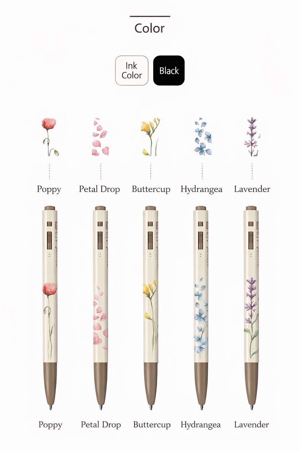 Monami 153 Story Pen Set 20pcs Korean Cute Stationery Smooth Writing Gift Set