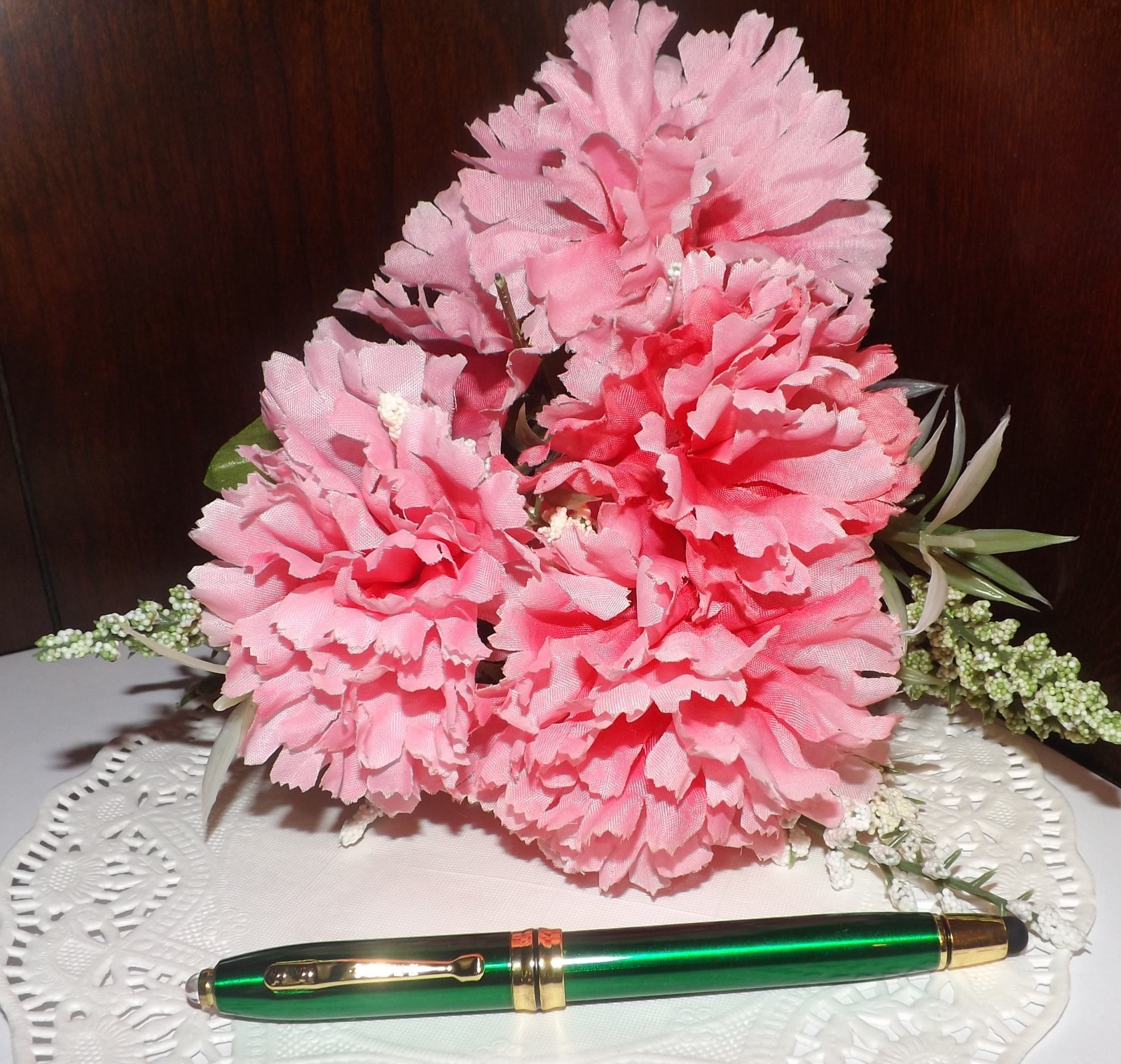 3 in 1 Royale Excel Tech Green Ballpoint Stylus LED Adler Pen (HIGH QUALITY)