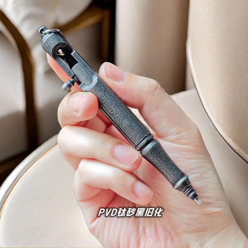 Titanium Alloy Ballpoint Pen Office Working Signature Pen Outdoor EDC Key chain