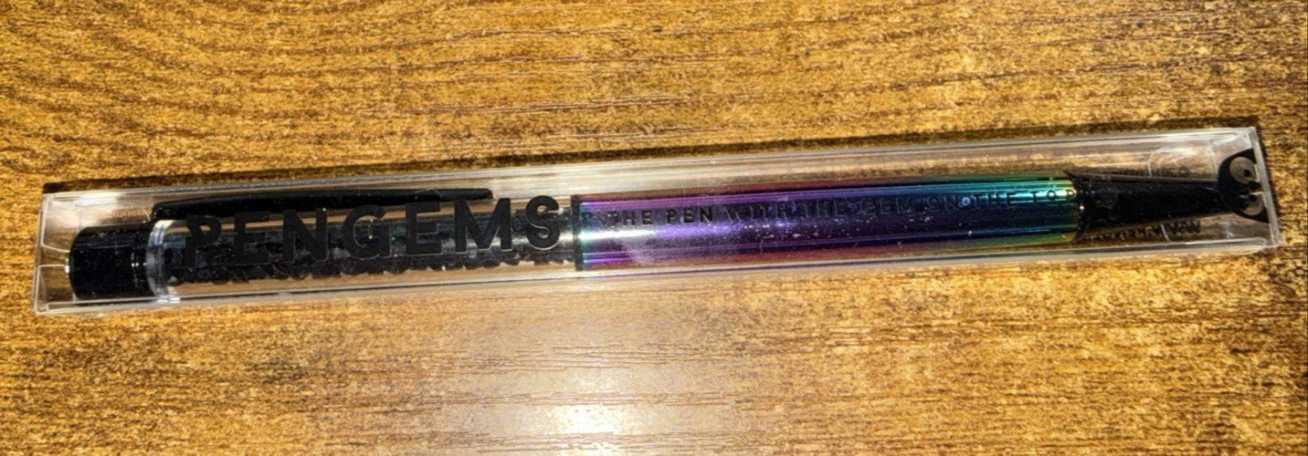 PenGems Pen with Gem – Multi colored w/ Black tip