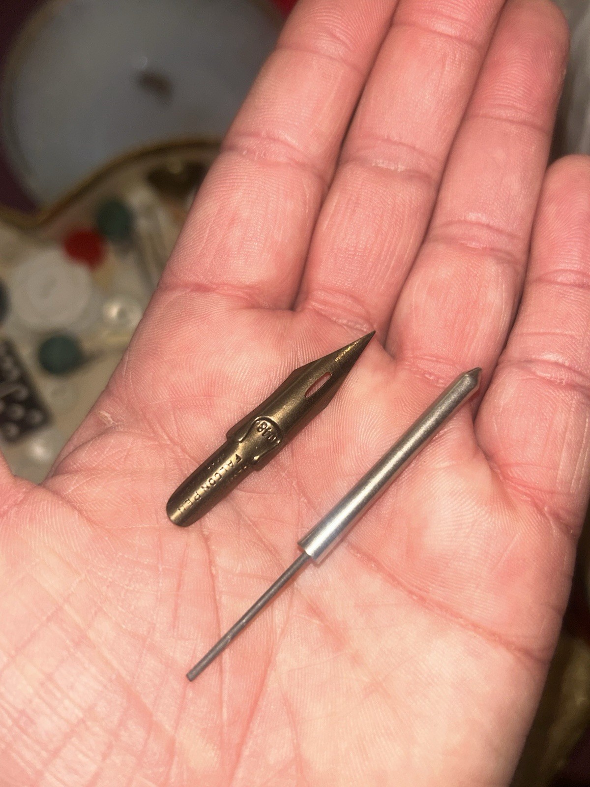 Pen Nib And Resavior