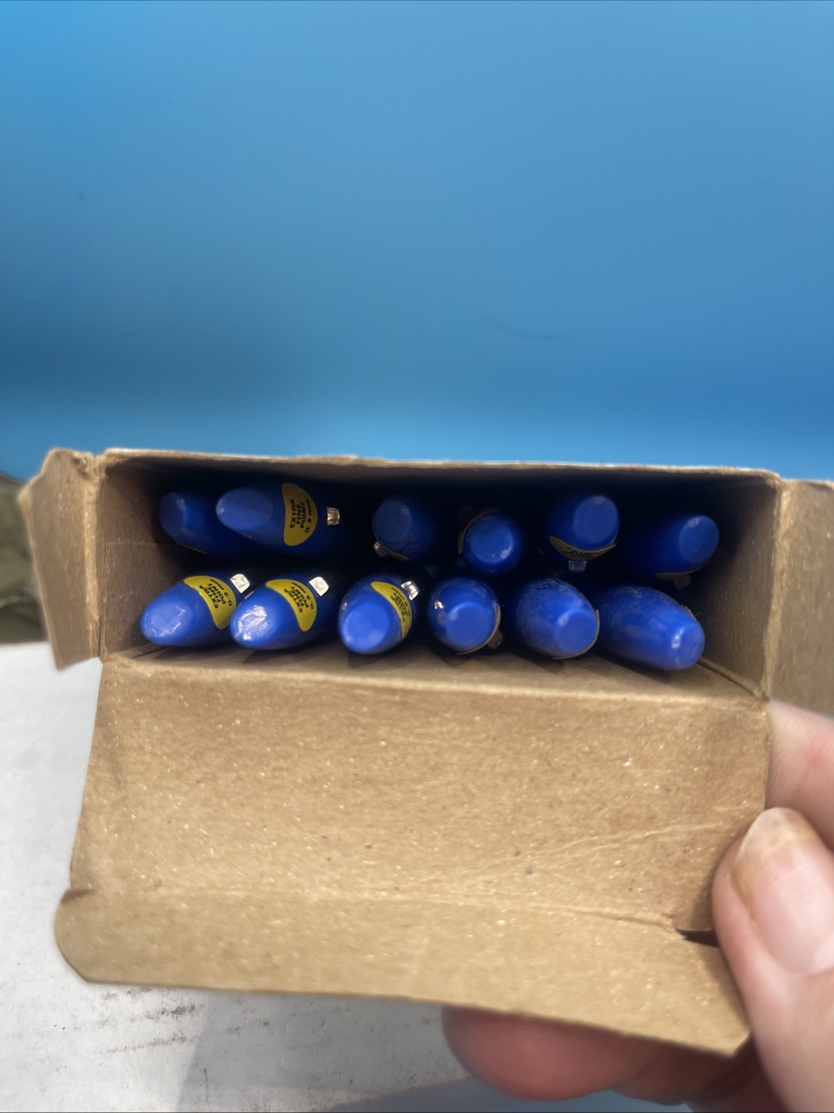Vintage Sanford Expresso Extra Fine Point .3mm Blue Box Of 12 Tested NOS