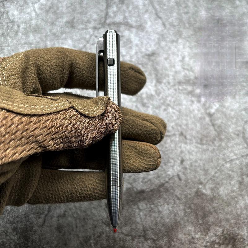 1PC Titanium Ballpoint Pen EDC Pocket pen Business Office Writing Signature Gift