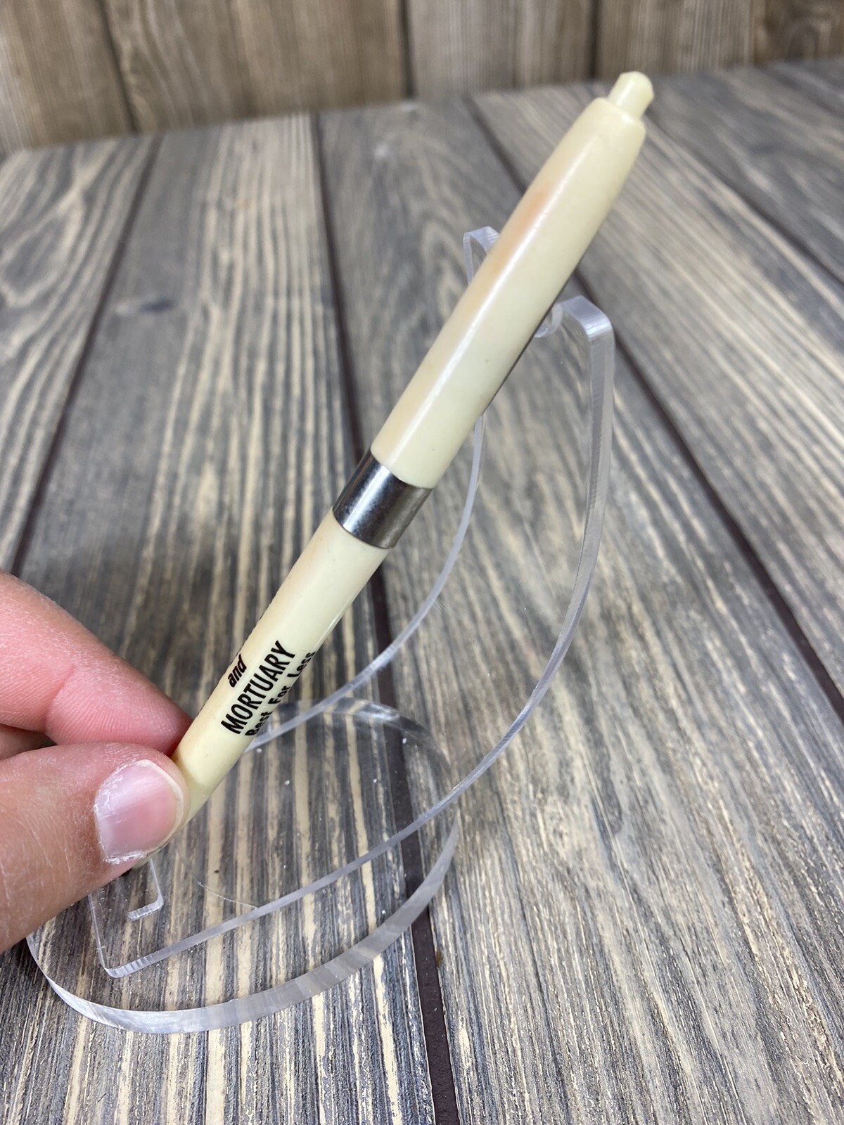 Vintage Hall Furniture And Mortuary Lincoln Kansas Pen Advertisement