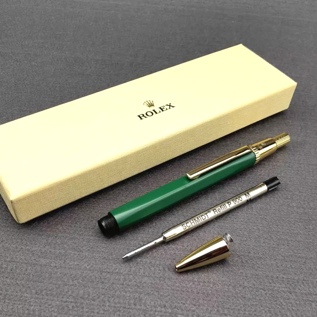 ROLEX Green Gold Ballpoint Pen AD VIP Gift Limited Collector Edition