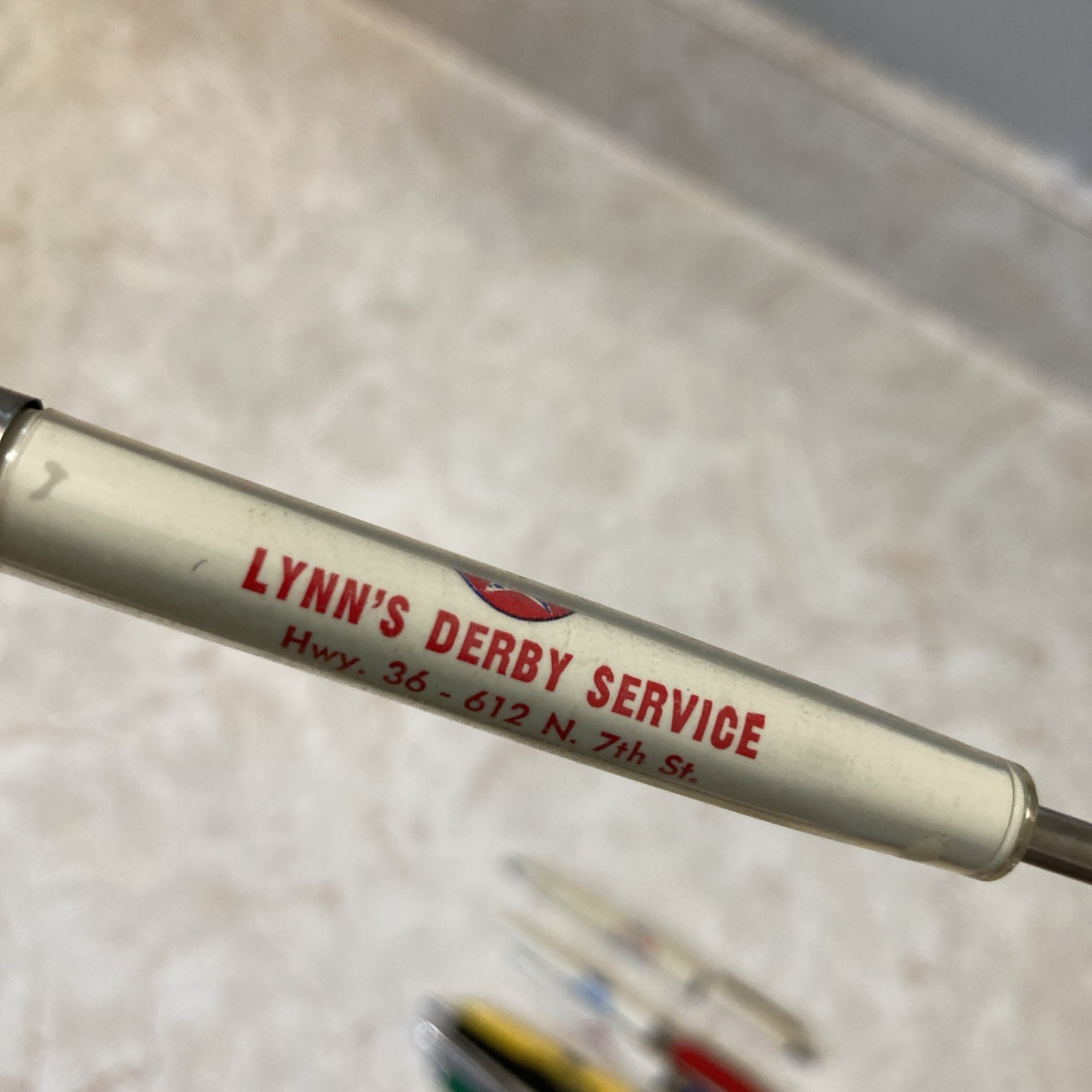 10 Vintage Advertising Ballpoint Pen Gas & Oil Chevrolet Standard Derby Conoco