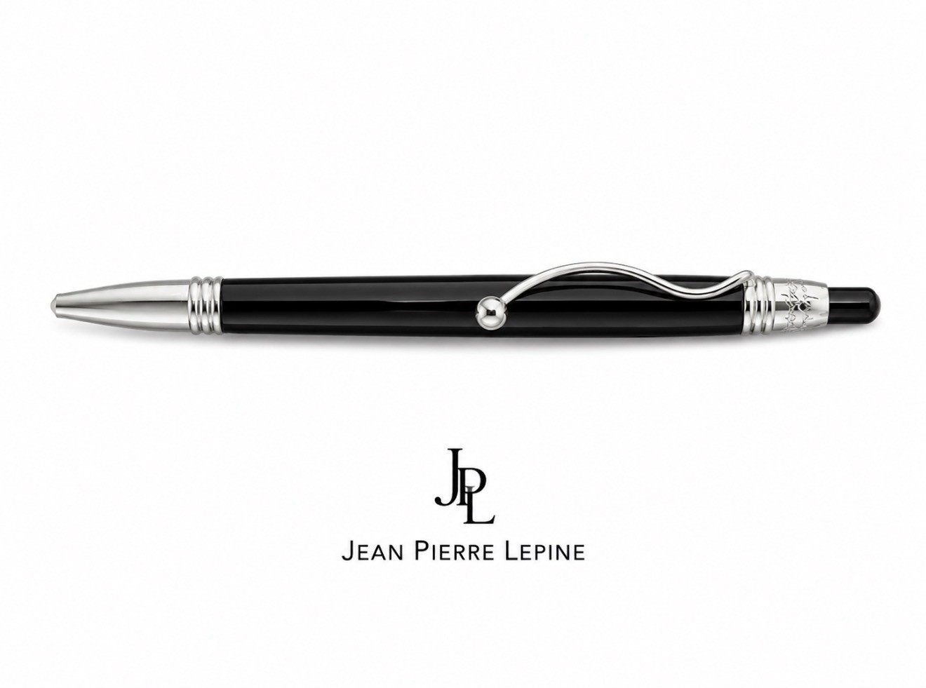 Jean Pierre Lepine Vintage France 1996 Indigo Black Lacquer Sfera Pen