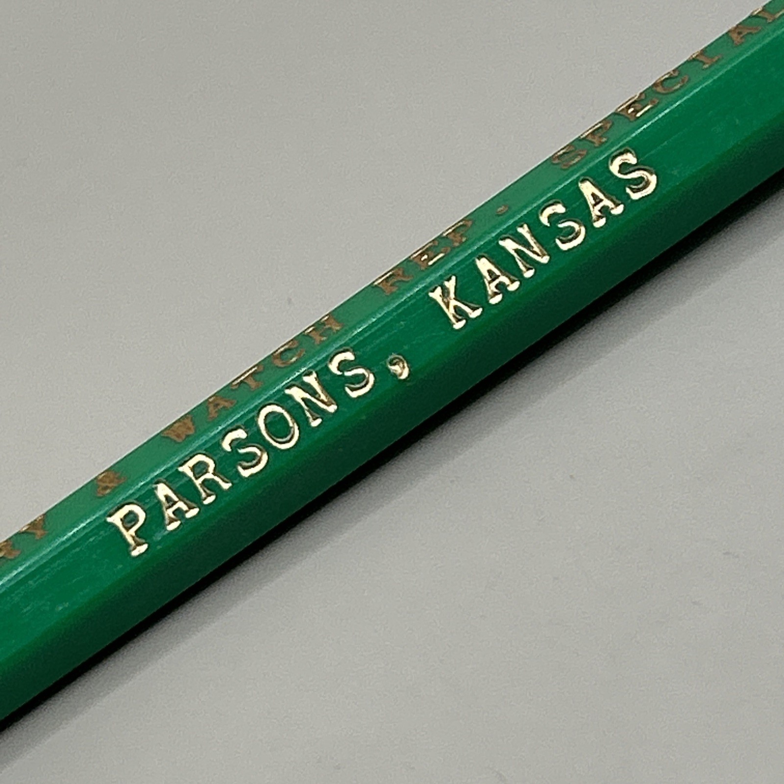 VTG Ballpoint Stick Pen SWITLIK JEWELERS Parsons KS