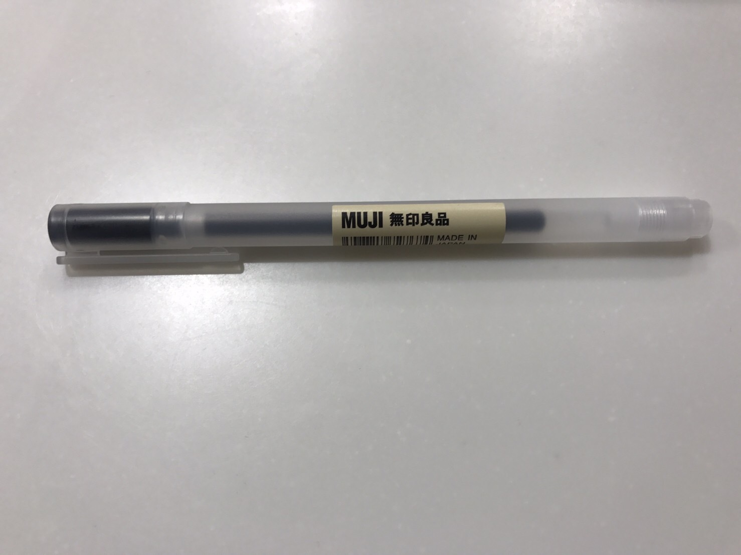 MUJI MoMA 0.38mm Non-Toxic Gel Ink BLACK 5 Pens from Osaka Japan