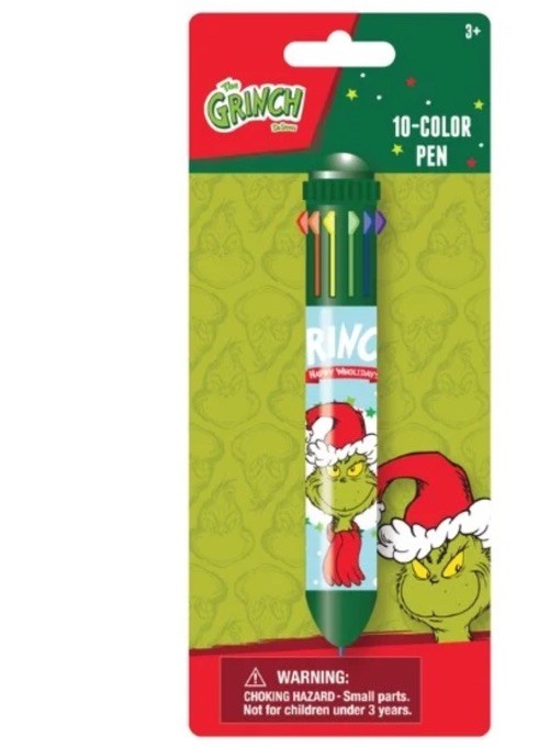 Dr Seuss’ The Grinch 10 -color pen, 1 count Brand New