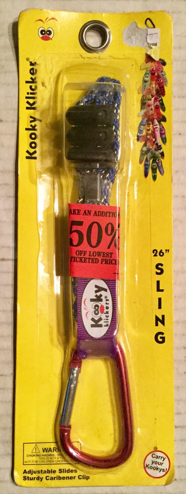 26” KOOKY KLICKERS Sling Lanyard For Holding Your Kooky Pen Collection.