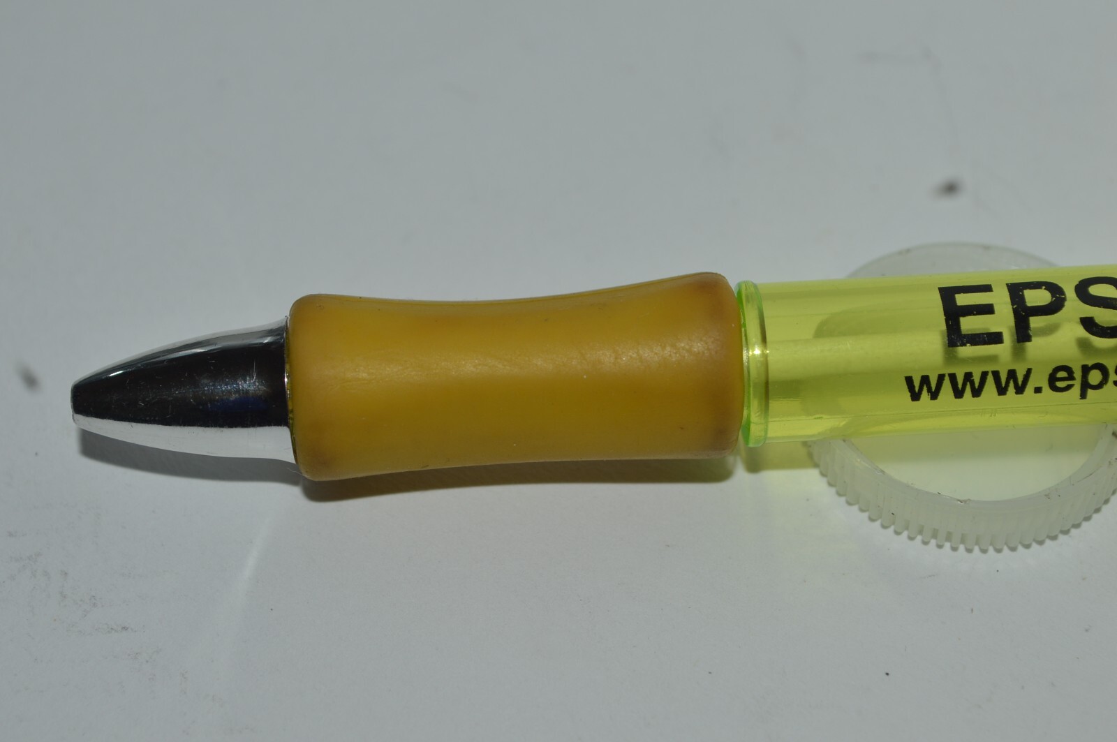 EPSON Promotional Ballpoint Pen Ergonomic Grip Lt Green Translucent Tested