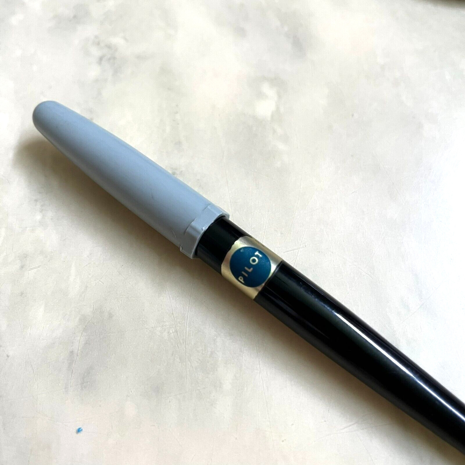 Vintage Pilot Desk pen set plating gold (Stand with 1 pcs of Ballpoint Pen)