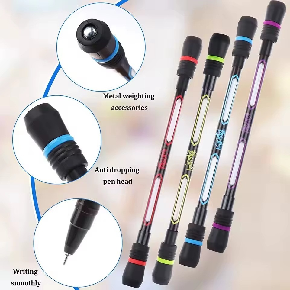 Spinning Pen Finger Rotating Mod Gaming Trick Pen Stress Relief Toy Kids Adult
