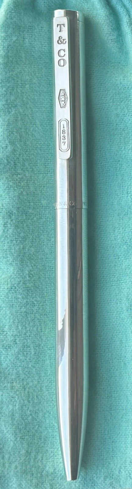Tiffany & Co. Pen 1837 Ballpoint Pen Sterling Silver 925 Made in Germany