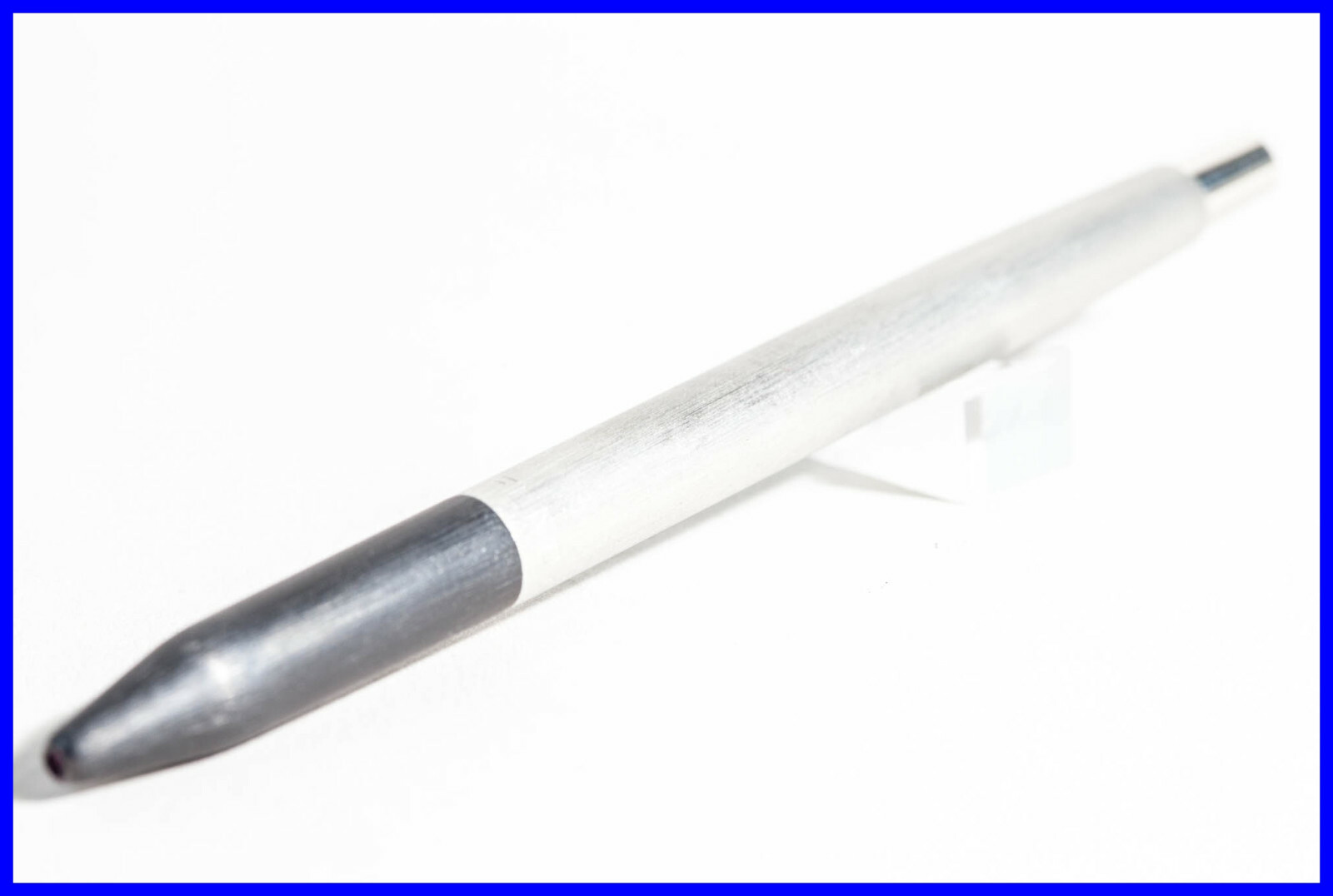 FEND Bags Ballpoint Pen for the Savings Bank around 1970 SILVER & BLACK